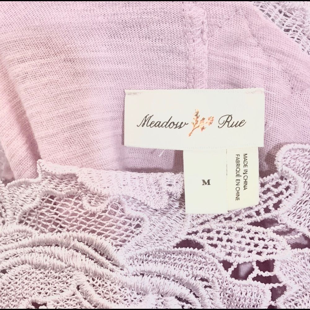 Anthropologie Meadow Rue Laceline Off Shoulder Top - Picture 5 of 8